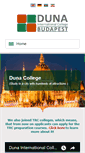 Mobile Screenshot of dunacollege.com